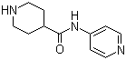 结构式 CAS# 110105-35-6, N-(吡啶-4-基)哌啶-4-甲酰胺