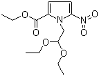 structure of CAS# 1105187-49-2, 1-(2,2-Diethoxyethyl)-5-nitro-1H-pyrrole-2-carboxylic acid ethyl ester