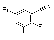 structure of CAS# 1105665-42-6, 5-Bromo-2,3-difluorobenzonitrile