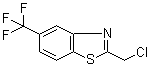 结构式 CAS# 110704-50-2, 5-(三氟甲基)-2-(氯甲基)苯并噻唑