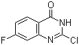 structure of CAS# 1107694-77-8, 2-Chloro-7-fluoroquinazolin-4(3H)-one