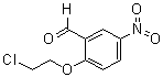 结构式 CAS# 110837-53-1, 2-(2-氯乙氧基)-5-硝基苯甲醛