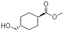 结构式 CAS# 110928-44-4, 反式-4-(羟基甲基)环己烷羧酸甲酯