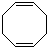 structure of CAS# 111-78-4, 1,5-Cyclooctadiene;Cycloocta-1,5-diene