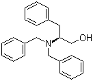 结构式 CAS# 111060-52-7, (S)-(+)-2-二苄基氨基-3-苯基-1-丙醇