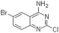 结构式 CAS# 111218-89-4, 6-溴-2-氯喹唑啉-4-胺