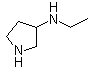 结构式 CAS# 111390-22-8, 3-乙基氨基吡咯烷