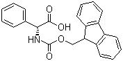 结构式 CAS# 111524-95-9, N-芴甲氧羰基-D-苯基甘氨酸