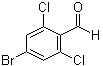 结构式 CAS# 111829-72-2, 4-溴-2,6-二氯苯甲醛