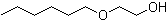 Glycol monohexyl ether molecular structure (CAS 112-25-4)