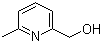 structure of CAS# 1122-71-0, 6-Methyl-2-pyridinemethanol;2-Hydroxymethyl-6-methylpyridine