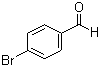结构式 CAS# 1122-91-4, 对溴苯甲醛; 4-溴苯甲醛