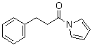 structure of CAS# 112448-69-8, 1-(1-Oxo-3-phenylpropyl)-1H-pyrrole