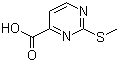 structure of CAS# 1126-44-9, 2-Methylthiopyrimidine-4-carboxylic acid;2-Methylsulfanylpyrimidine-4-carboxylic acid