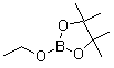 structure of CAS# 1126-93-8, Boric acid cyclic tetramethylethylene ethyl ester;2-Ethoxy-4,4,5,5-tetramethyl-1,3,2-dioxaboralane