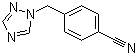 structure of CAS# 112809-25-3, 4-(1H-1,2,4-Triazol-1-ylmethyl)benzonitrile