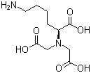 结构式 CAS# 113231-05-3, N,N-双(羧甲基)-L-赖氨酸