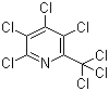 结构式 CAS# 1134-04-9, 2,3,4,5-四氯-6-(三氯甲基)吡啶; 七氯甲基吡啶