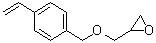 structure of CAS# 113538-80-0, p-Vinylbenzyl glycidyl ether;4-Vinylbenzyl glycidyl ether; Glycidyl 4-vinylbenzyl ether; Glycidyl p-vinylbenzyl ether