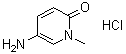 结构式 CAS# 1137721-06-2, 5-氨基-1-甲基-2(1H)-吡啶酮盐酸盐