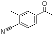 structure of CAS# 1138444-80-0, 4-Acetyl-2-methylbenzonitrile;1-(4-Cyano-3-methylphenyl)ethanone
