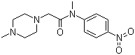 structure of CAS# 1139453-98-7, N,4-Dimethyl-N-(4-nitrophenyl)-1-piperazineacetamide