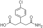 结构式 CAS# 1141-23-7, 3-(4-氯苯基)戊二酸单酰胺