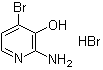 structure of CAS# 114414-17-4, 2-Amino-4-bromo-3-pyridinol monohydrobromide