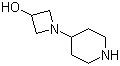 结构式 CAS# 1147423-04-8, 1-(4-哌啶基)-3-羟基氮杂环丁烷