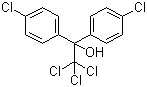 结构式 CAS# 115-32-2, 三氯杀螨醇; 2,2,2-三氯-1,1-双(4-氯苯基)乙醇
