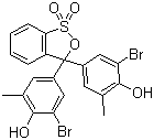 structure of CAS# 115-40-2, Bromocresol Purple;5',5''-Dibromo-o-cresolsulfonephthalein; BCP