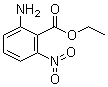 结构式 CAS# 115156-25-7, 2-氨基-6-硝基苯甲酸乙酯