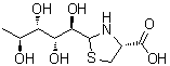[2R-[2alpha(R*),4alpha]]-1-C-(4-Carboxy-2-thiazolidinyl)-5-deoxy-L-arabinitol molecular structure (CAS 115184-32-2)