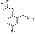 结构式 CAS# 1152088-62-4, 5-溴-2-(三氟甲氧基)苯甲胺