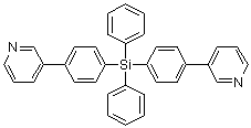 结构式 CAS# 1152162-74-7, 二苯基二[4-(吡啶-3-基)苯基]硅烷