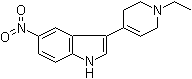 结构式 CAS# 1152720-77-8, 3-(1-乙基-1,2,3,6-四氢吡啶-4-基)-5-硝基-1H-吲哚