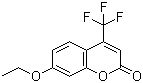 结构式 CAS# 115453-82-2, 7-乙氧基-4-(三氟甲基)香豆素