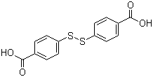 structure of CAS# 1155-51-7, 4,4'-Dithiobisbenzoic acid;Bis(4-carboxyphenyl) disulfide