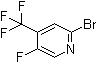 structure of CAS# 1156542-30-1, 2-Bromo-5-fluoro-4-(trifluoromethyl)pyridine