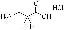 structure of CAS# 1159825-06-5, 3-Amino-2,2-difluoropropanoic acid hydrochloride
