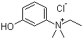 结构式 CAS# 116-38-1, 依酚氯铵; 氯化艾卓酚; N-乙基-3-羟基-N,N-二甲基苯胺氯化物