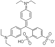 结构式 CAS# 116-95-0, 酸性蓝 1