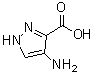 structure of CAS# 116008-52-7, 4-Amino-1H-pyrazole-3-carboxylic acid