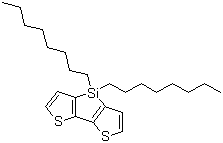structure of CAS# 1160106-12-6, 3,3'-Dioctylsilylene-2,2'-bithiophene;4,4-Dioctyl-4H-silolo[3,2-b:4,5-b']dithiophene