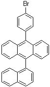 结构式 CAS# 1160506-32-0, 9-(4-溴苯基)-10-(1-萘基)蒽