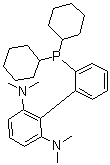 结构式 CAS# 1160556-64-8, 2'-(二环己基膦基)-N2,N2,N6,N6-四甲基[1,1'-联苯]-2,6-二胺