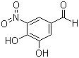 结构式 CAS# 116313-85-0, 3,4-二羟基-5-硝基苯甲醛