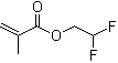 2-Methyl-2-propenoic acid 2,2-difluoroethyl ester molecular structure (CAS 116355-49-8)