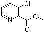 structure of CAS# 116383-98-3, Methyl 3-chloropicolinate;Methyl 3-chloropyridine-2-carboxylate