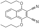结构式 CAS# 116453-89-5, 1,4-二丁氧基-2,3-萘二甲腈